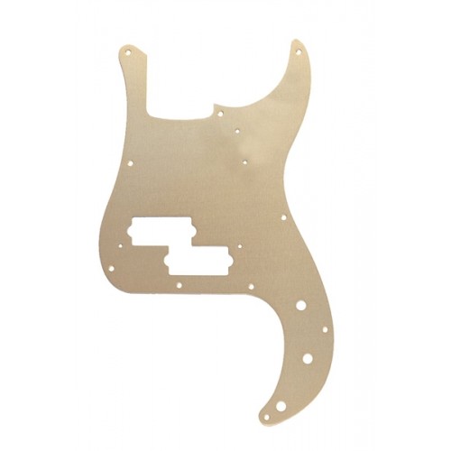 Fender Pickguard, '57 Precision Bass, 10-Hole Mount, Gold Anodized, 1-Ply