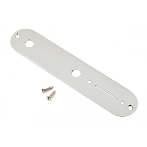 Fender Vintage Telecaster Control Plate, 2-Hole (Chrome)