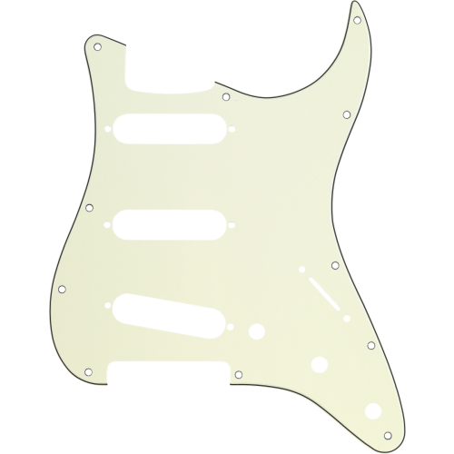 Fender Pickguard, Stratocaster S/S/S, 11-Hole Mount, Mint Green