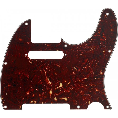 Fender Pickguard, Telecaster 8-Hole Mount, Tortoise Shell, 4-Ply