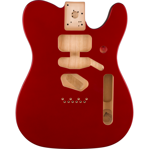 Fender Deluxe Series Telecaster SSH Alder Body Modern Bridge Mount, Candy Apple Red