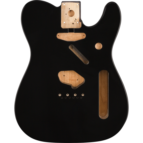 Fender Classic Series 60's Telecaster SS Alder Body Vintage Bridge Mount, Black