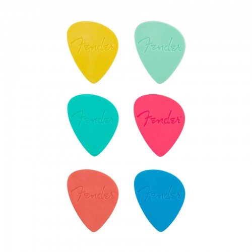 Fender Offset Picks, Multi-Colour (6)