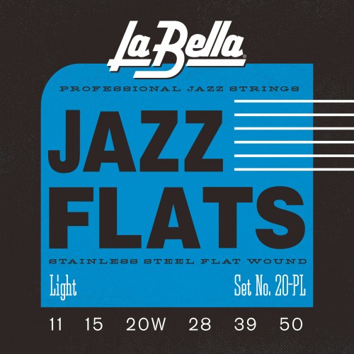 La Bella Electric Guitar Strings - Jazz Flats Series