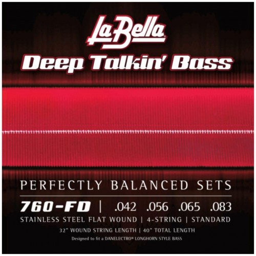 La Bella Bass Guitar Strings - Danelectro Longhorn Style Deep Talkin' Bass