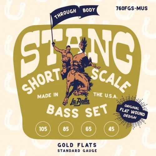 La Bella 760FGS-MUS STANG – Gold Flats