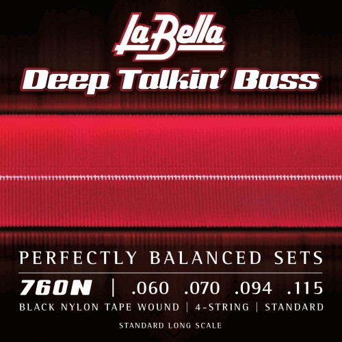La Bella Bass Guitar Strings - Nylon Tape Wound