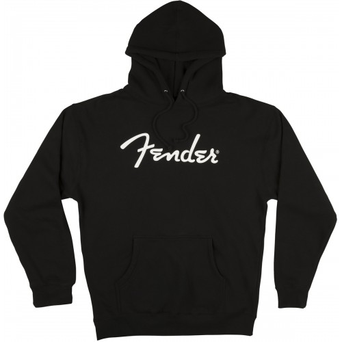 Fender Logo Hoodie, Black - M