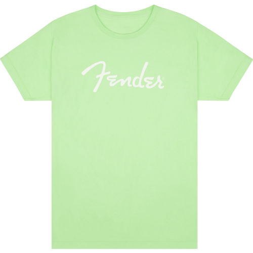 Fender Spaghetti Logo T-Shirt, Surf Green - L