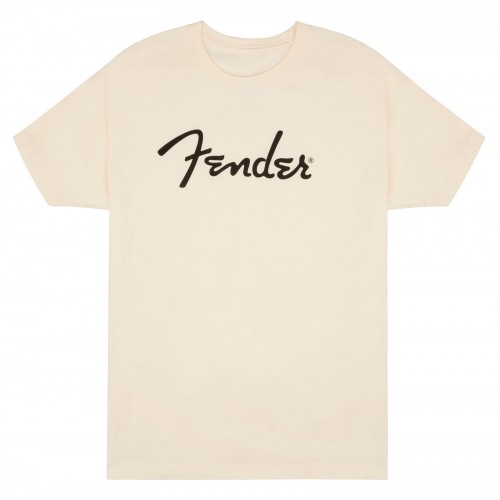 Fender Spaghetti Logo T-Shirt, Olympic White - M