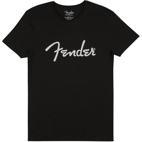 Fender Spaghetti Logo Men's T-Shirt, Black - Large
