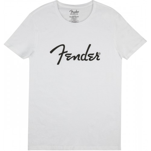 Fender Spaghetti Logo Men's T-Shirt, White - XL