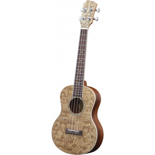 Adam Black Exotic Wood Series Tenor Ukulele - Quilted Ash