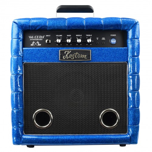 Kustom Cuda - 10 Watt Bass Guitar Combo Amplifier - Blue Tuck & Roll