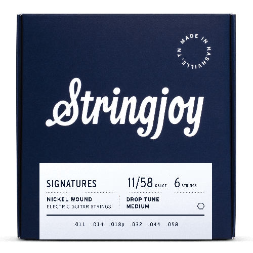Stringjoy Signatures | Drop Tune Medium Gauge (11-58) Drop C Nickel Wound Electric Guitar Strings