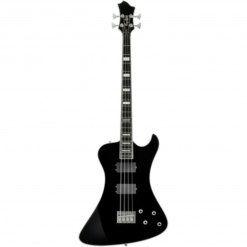 Hagstrom Nekromant 4 Bass - Black - NEW