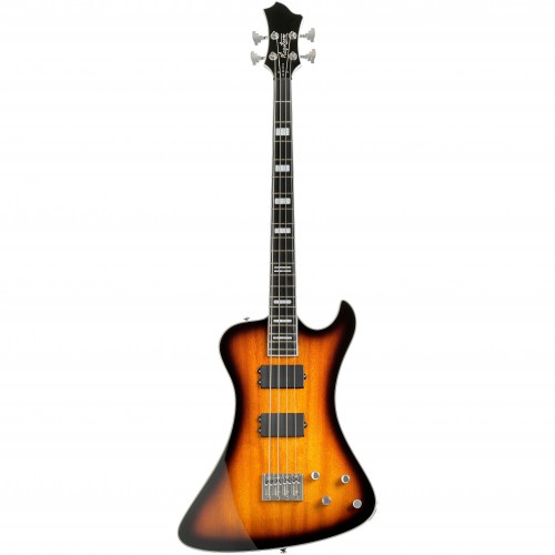 Hagstrom Nekromant 4 Bass - Tobacco Sunburst - NEW