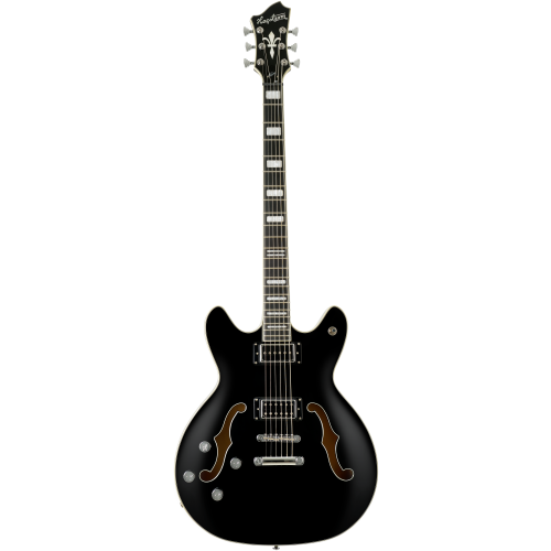 Hagstrom Viking DLX Baritone - Black Left Hand - NEW