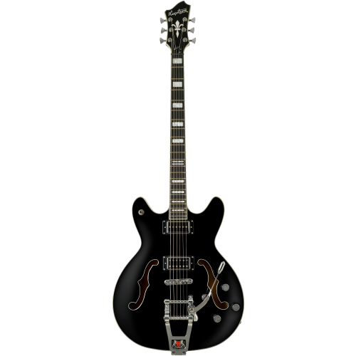Hagstrom Tremar Viking Baritone DLX - Black - NEW
