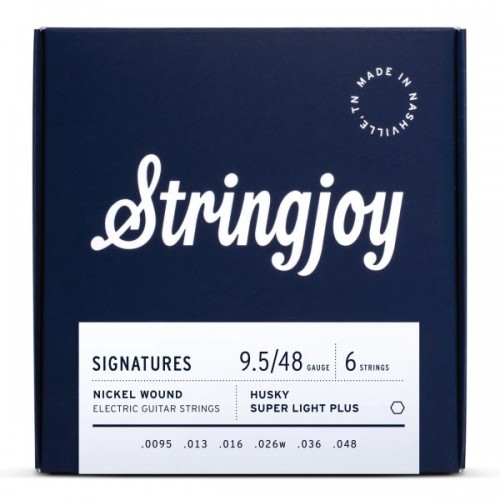 Stringjoy Signatures | Husky Super Light Plus Gauge (9.5-48) Nickel Wound Electric Guitar Strings