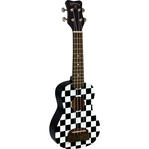 Kohala Tiki KT-SCB Checkerboard Soprano Ukulele