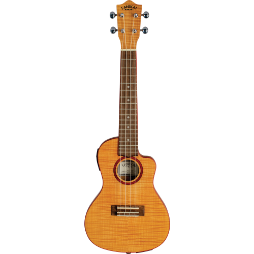 Lanikai Flame Maple FM-CETC Electric Thin Concert Ukulele
