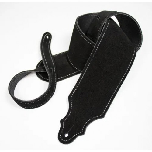 Franklin 3" Purist Suede Guitar Strap - Black