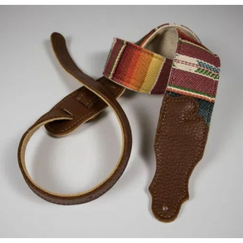 Franklin 2" Saddle Blanket Guitar Strap - Caramel