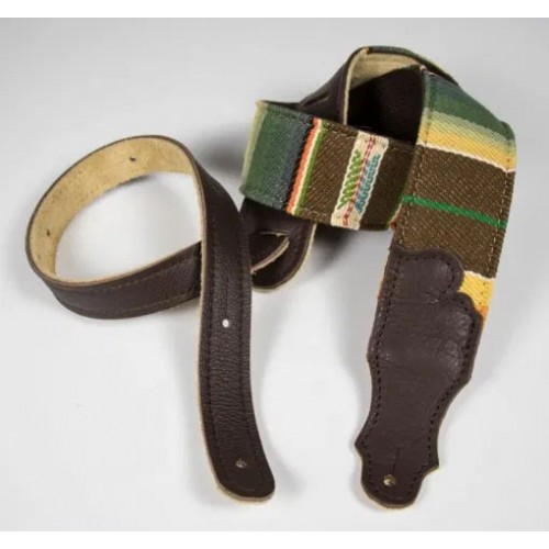 Franklin 2" Saddle Blanket Guitar Strap - Chocolate