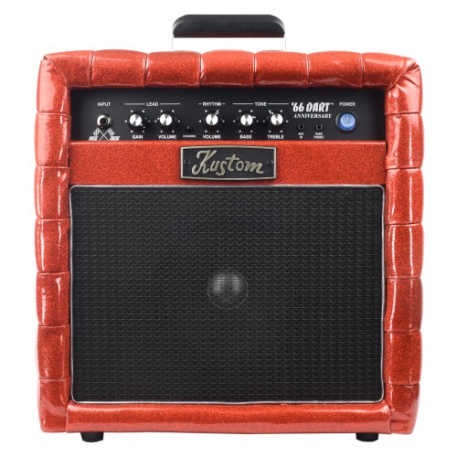Kustom '66 Dart - 10 Watt Electric Guitar Combo Amplifier - Red Tuck & Roll