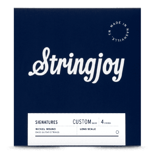 Stringjoy Signatures | Custom 4 String Long Scale Nickel Wound Bass Guitar Strings