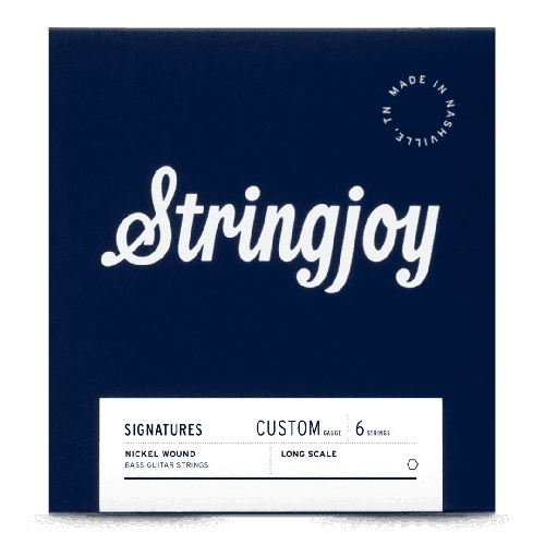 Stringjoy Signatures | Custom 6 String Long Scale Nickel Wound Bass Guitar Strings