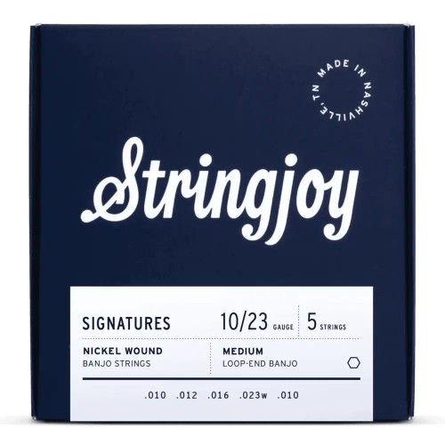 Stringjoy Signatures | Medium Gauge (10-23) 5 String Nickel Wound Banjo Strings