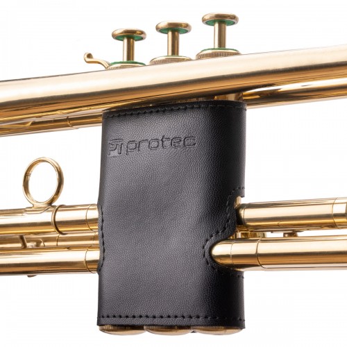 Protec Trumpet Valve Guard - Vegan Leather, Black (VL226)