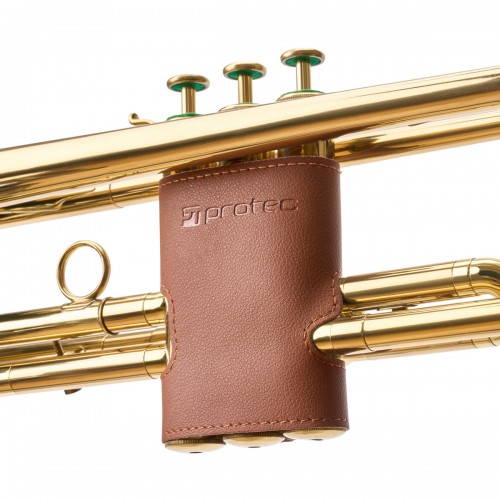 Protec Trumpet Valve Guard - Vegan Leather, Cocoa (VL226CC)