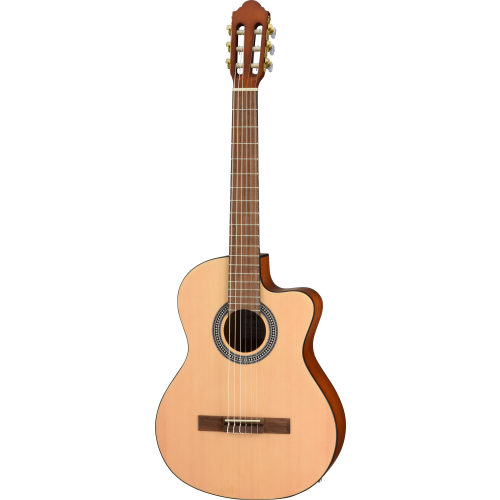 Walden N255CE Hawthorne Spruce Top Nylon Classical Cutaway-Electric - Satin
