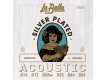 La Bella Acoustic Guitar Strings - Silver Plated