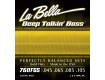 La Bella Bass Guitar Strings - Gold Flats Deep Talkin' Bass Series
