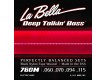 La Bella Bass Guitar Strings - Nylon Tape Wound