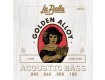 La Bella Golden Alloy Series Acoustic Bass Strings